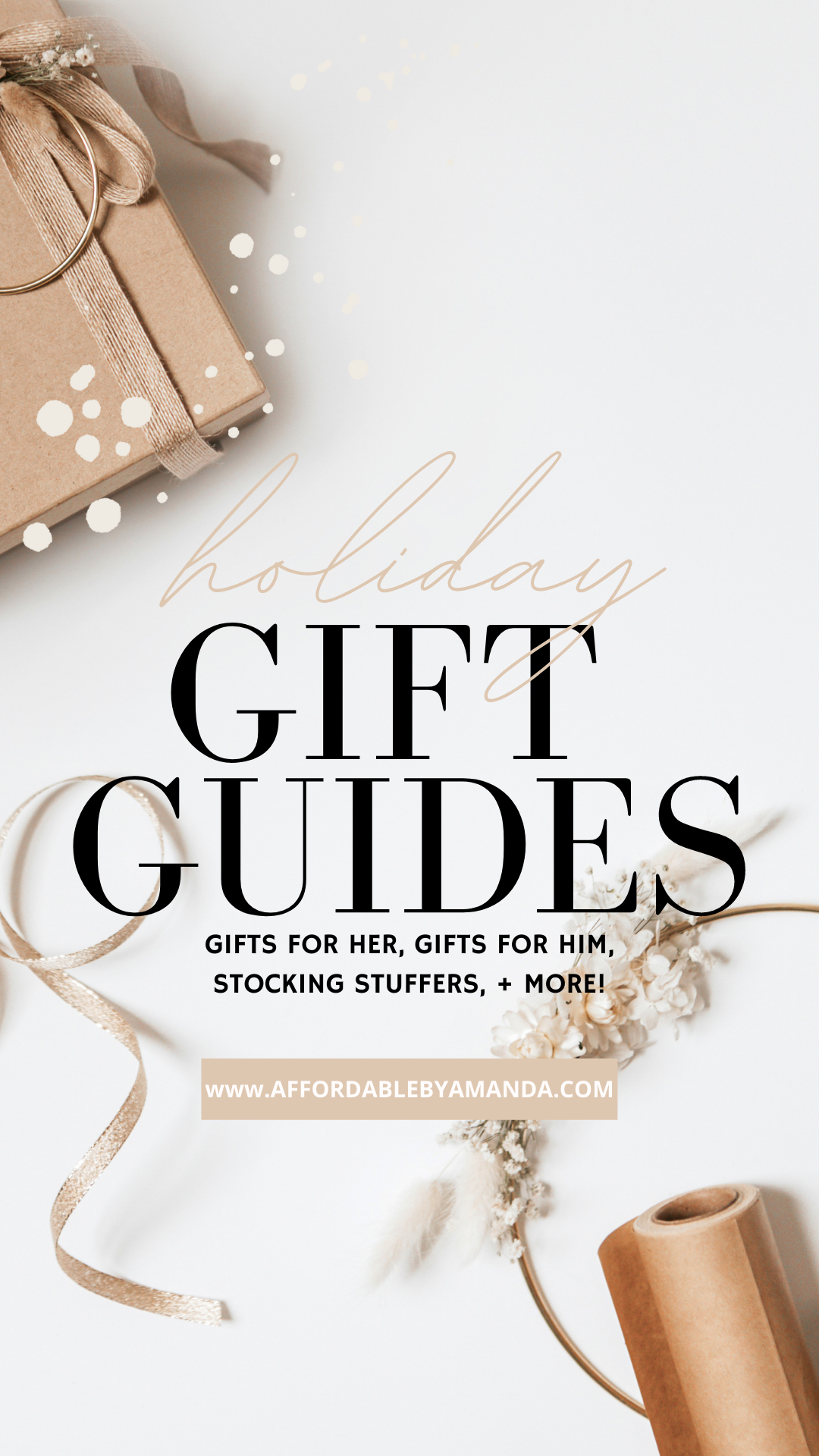 Best Holiday Gift Guides. Gifts for Her. Gifts for Men. Holiday Gift Guides. Holiday Gifts for Her Under $25. Ultimate Holiday Gift Guides