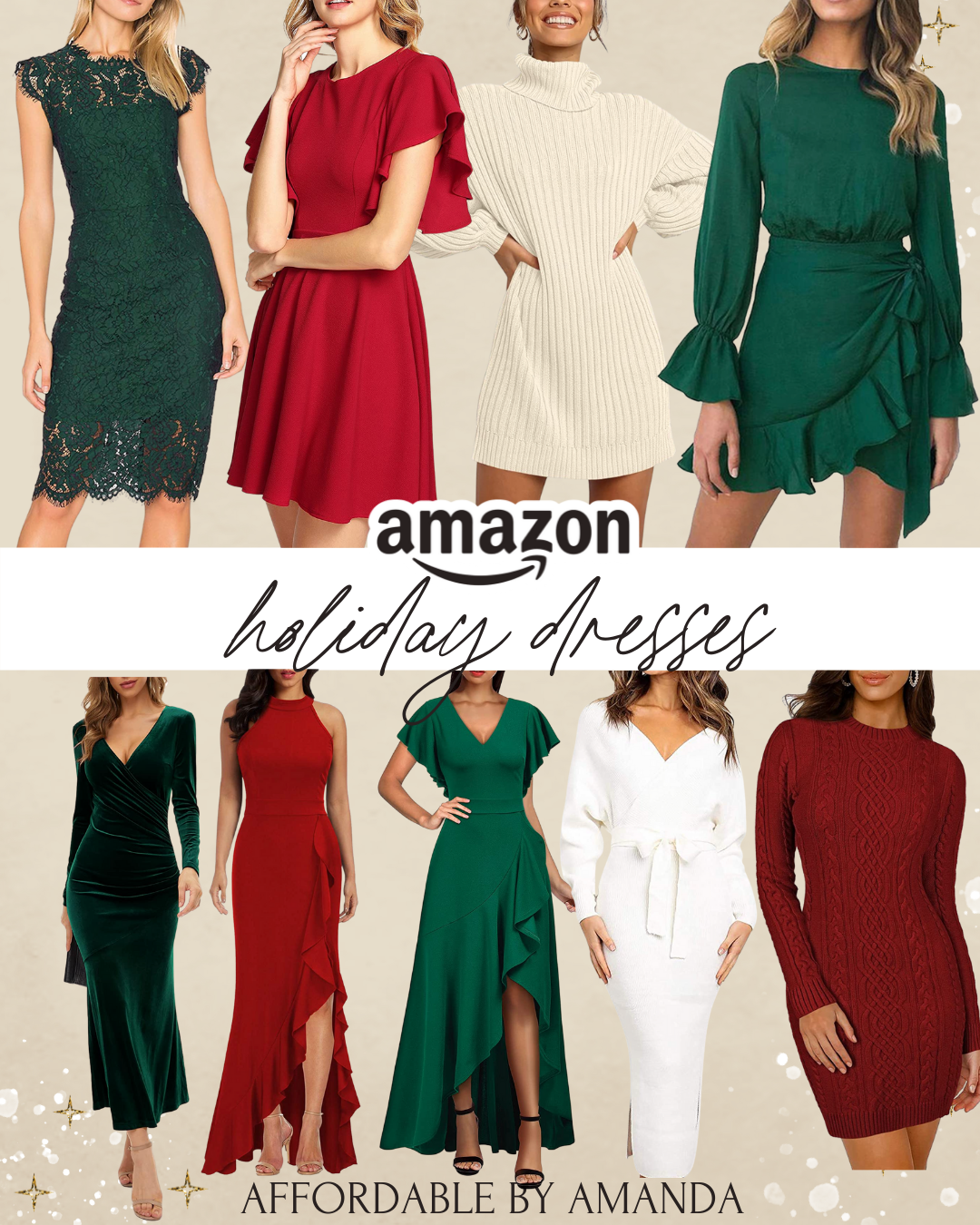 Holiday Dresses at Amazon - Affordable by Amanda
