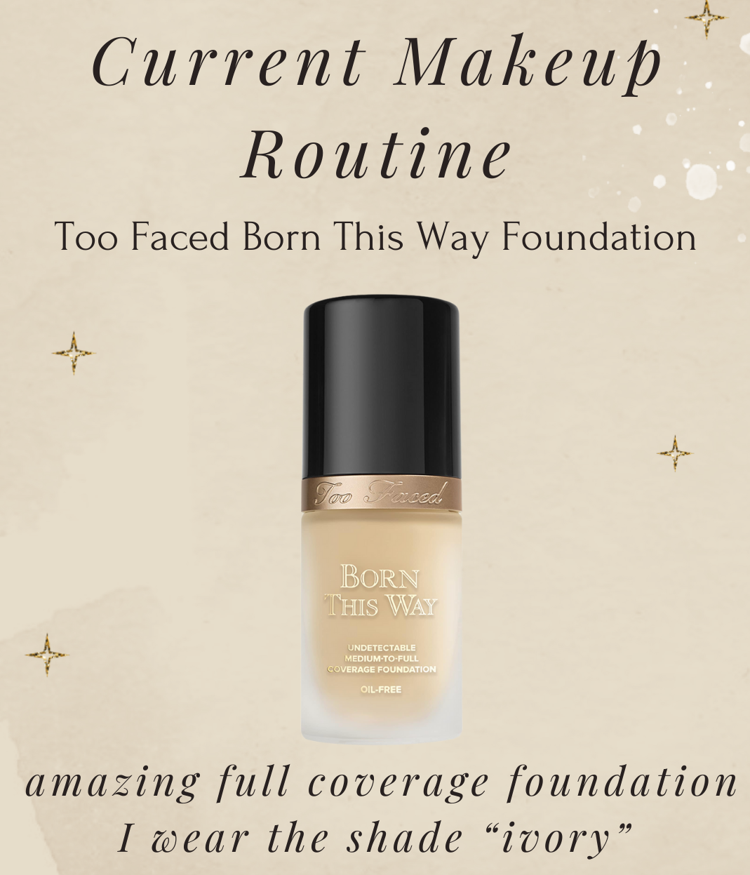 Too Faced Born This Way Foundation - Affordable by Amanda