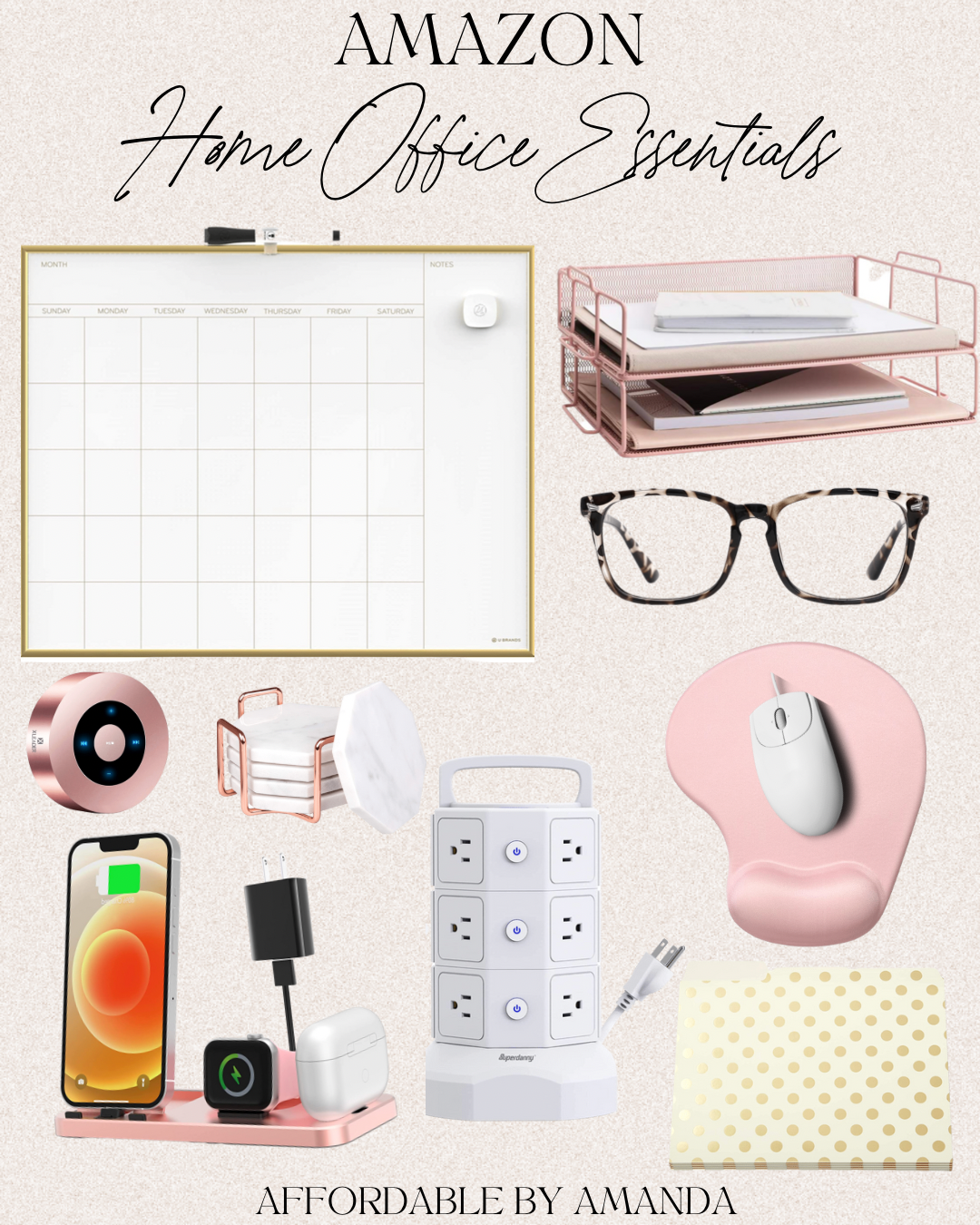 Amazon Home Office Must Haves - The 15 Best Home Office Products on Amazon - Amazon Home Office Essentials - Affordable by Amanda