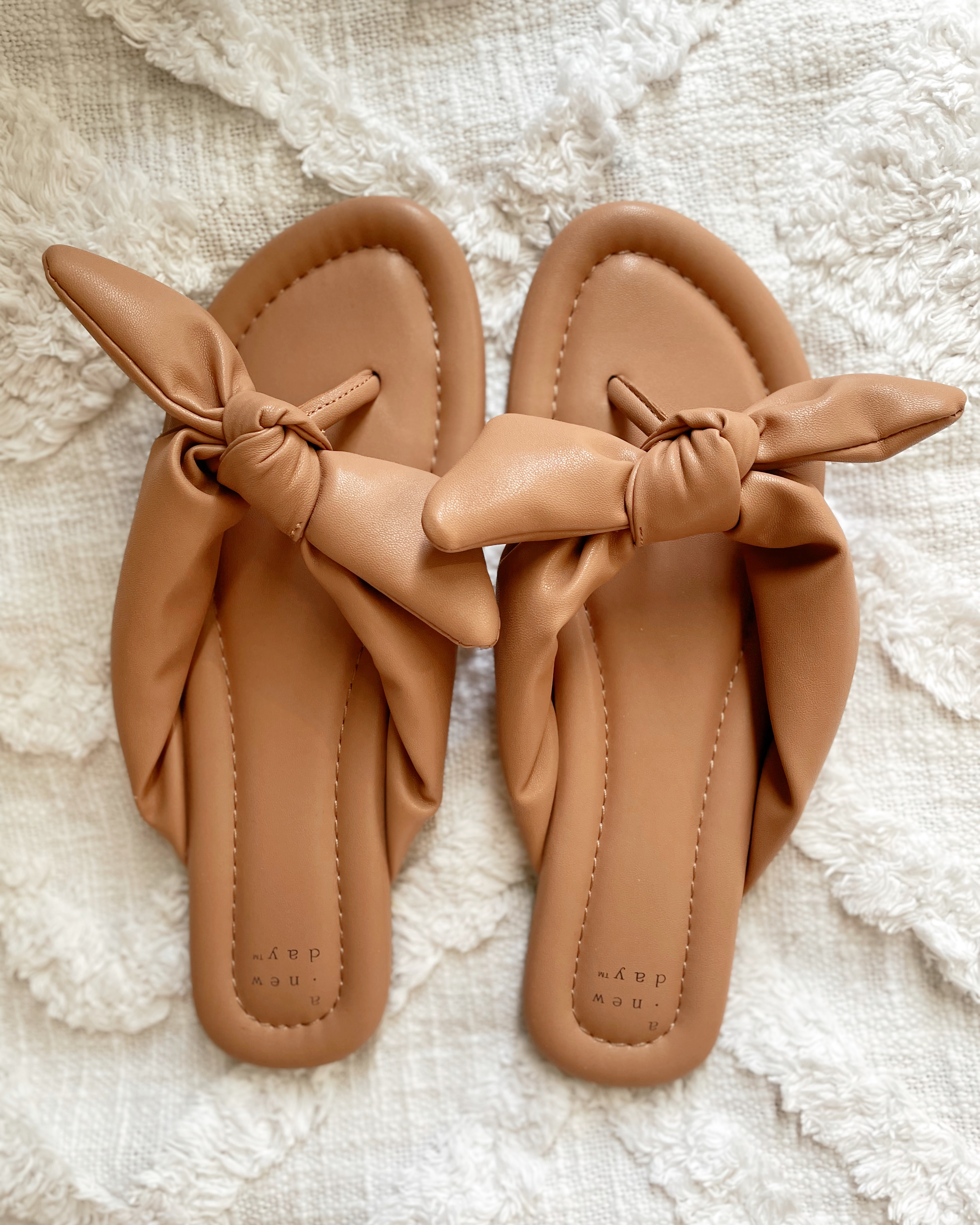Women's Adley Bow Flip Flop Sandals - A New Day™