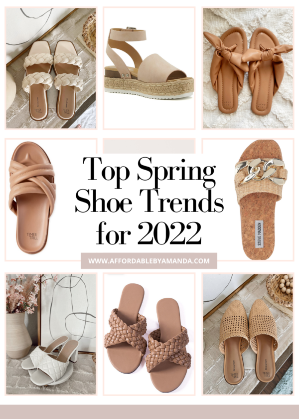 Top Spring Shoe Trends for 2022 - Affordable by Amanda