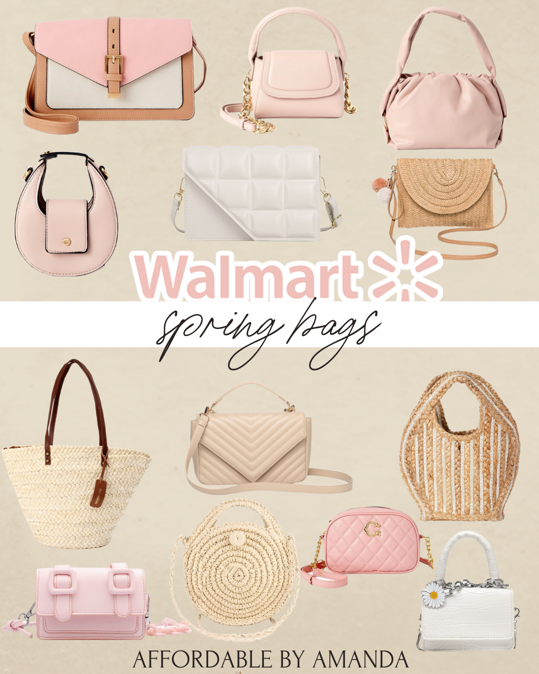 Small Bow with Flower Dangling Purse White - Walmart.com | Bags, Purses,  Girls messenger bag