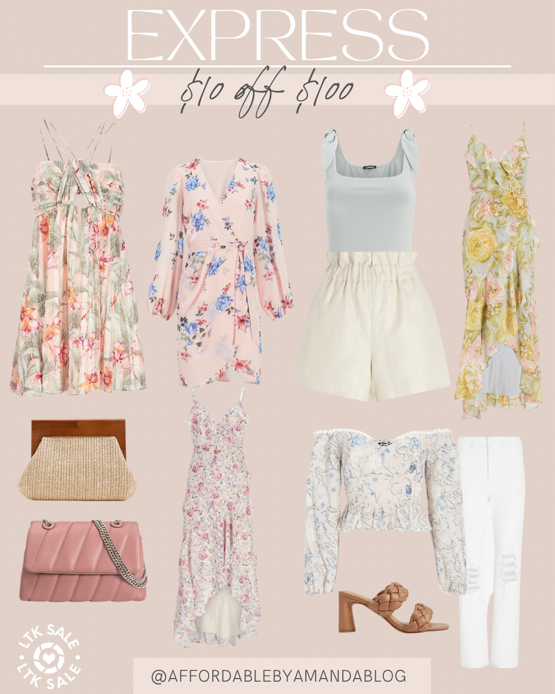 Spring Outfits from Express - Affordable by Amanda | Florida Style Blogger