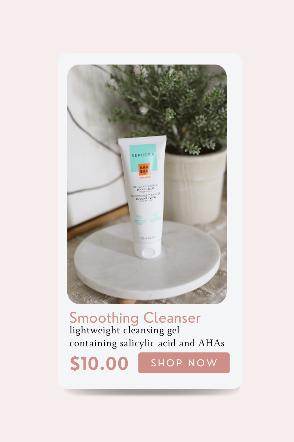SEPHORA COLLECTION Smoothing Cleanser Review 