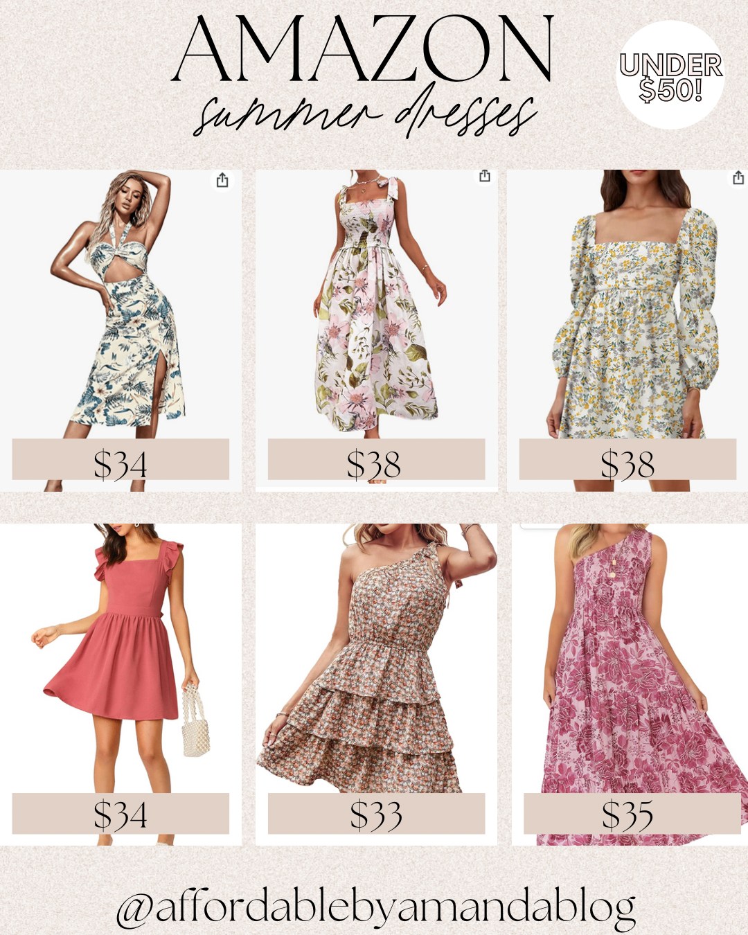 Affordable Amazon Summer Dresses 2022 - Affordable by Amanda