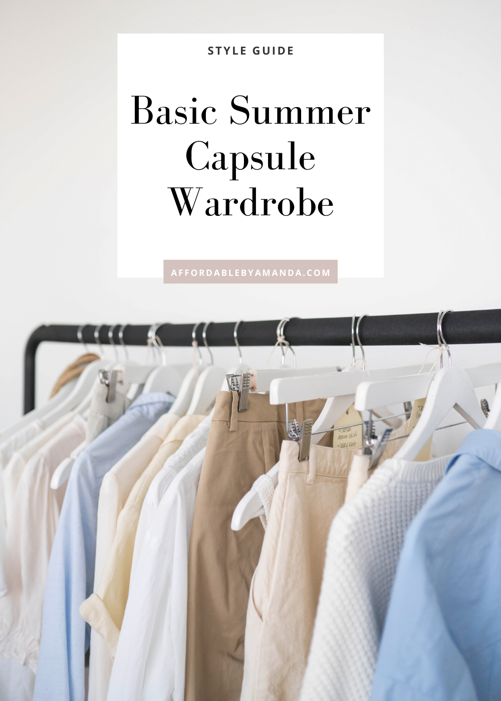 How do you make a summer capsule wardrobe 2022? Complete Guide To Making a Basic Summer Capsule Wardrobe for 2022.