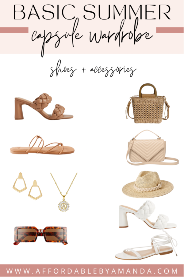 Basic Summer Capsule Wardrobe - Affordable by Amanda