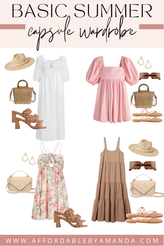 Basic Summer Capsule Wardrobe - Affordable by Amanda