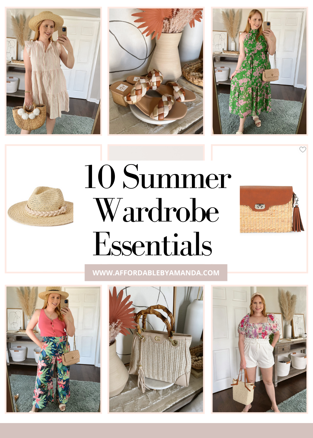 10 Summer Wardrobe Essentials 2022 - Affordable by Amanda