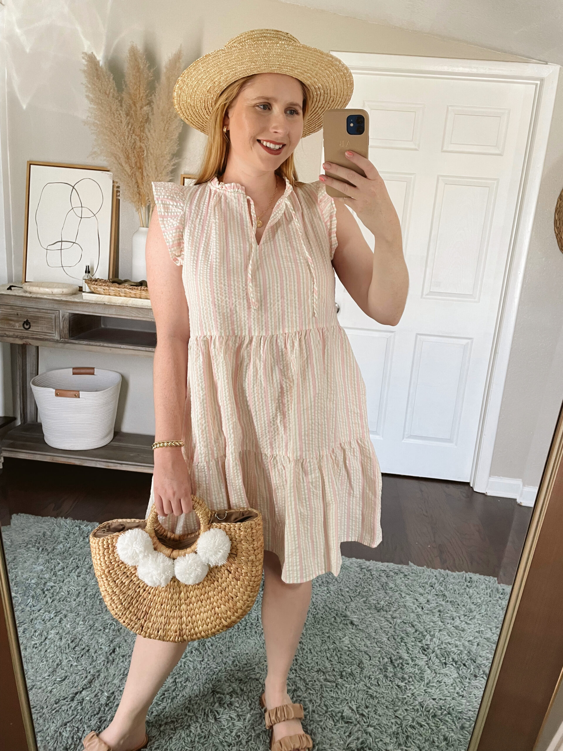 Time and Tru Woven Flutter Sleeve Dress for Women - Affordable by Amanda - 50+ New Walmart Finds to Refresh Your Wardrobe