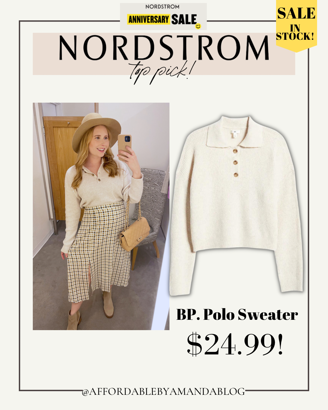 BP. Rib Long Sleeve Polo Sweater at Nordstrom.com