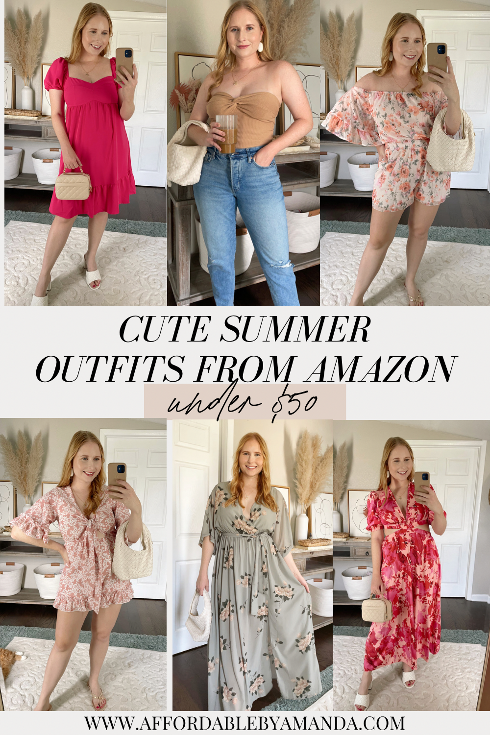 Cute Summer Outfits from Amazon Under $50 - Affordable by Amanda