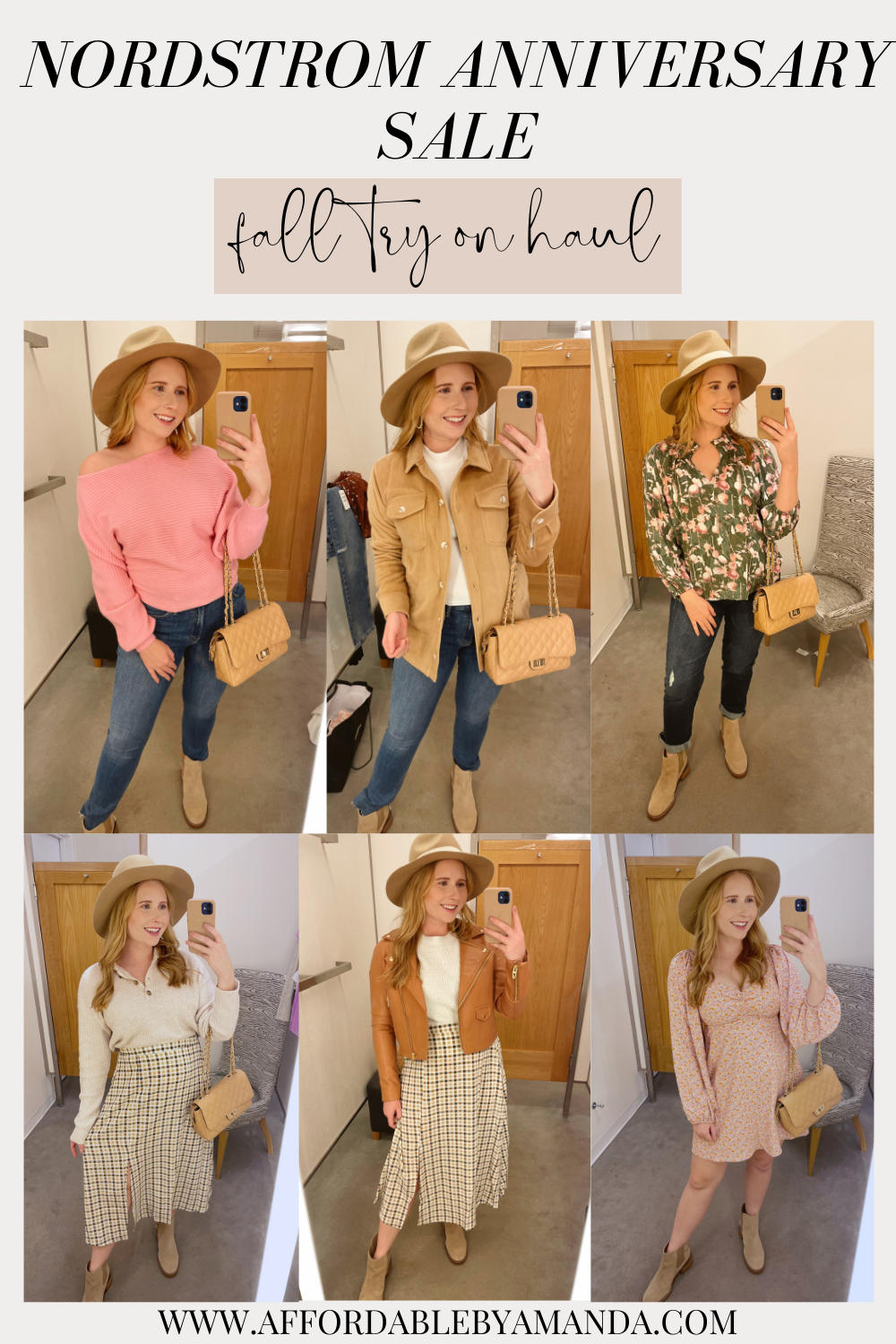 Nordstrom Anniversary Sale 2022 Try On Haul - Affordable by Amanda shares her Nordstrom Anniversary Sale 2022 Fall Outfits