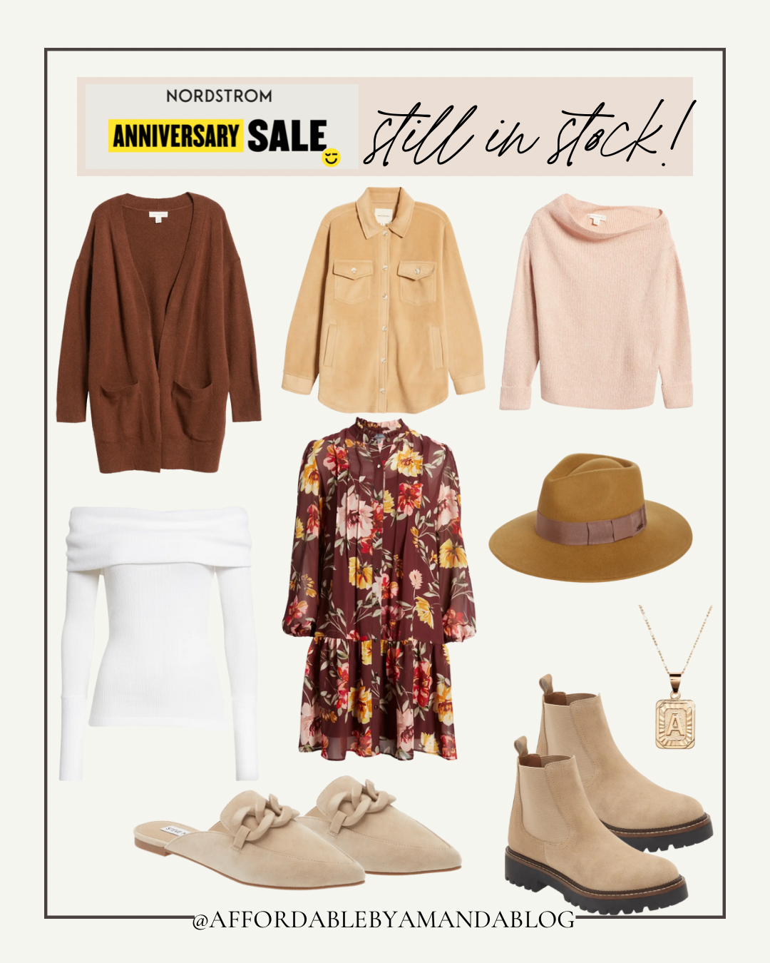 The Best Fall Finds from the Nordstrom Anniversary Sale 2022- Affordable by Amanda