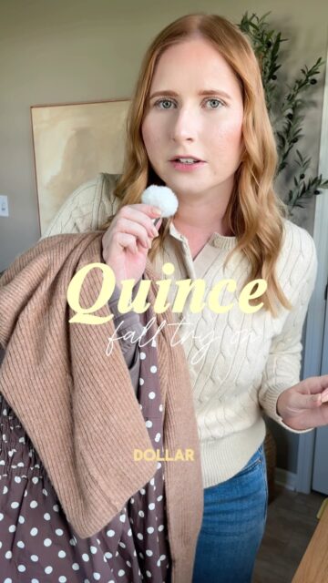 Quince fall try on haul 🍂 Sharing fall outfit ideas and elevated fall basics as a midsize size 10/M 🤎

✨ Say “OUTFITS” ✨ ⬇️ for links to shop!!

If you love neutral fall outfits and building a wardrobe that works for real life, this Quince try-on haul is for you! 

🏷️ Quince fall try on haul, Quince fall outfit ideas, midsize Quince try on, Quince clothing review, neutral fall outfits, cozy fall outfit ideas, Quince outfits for women, elevated basics for fall, casual Quince outfits, fall capsule wardrobe, Quince fall haul 2026, Quince sweater, quince denim jeans, Quince sizing review, affordable fall fashion #onequince #quincepartner #onequincereview #falloutfitideas #fallfashionfinds