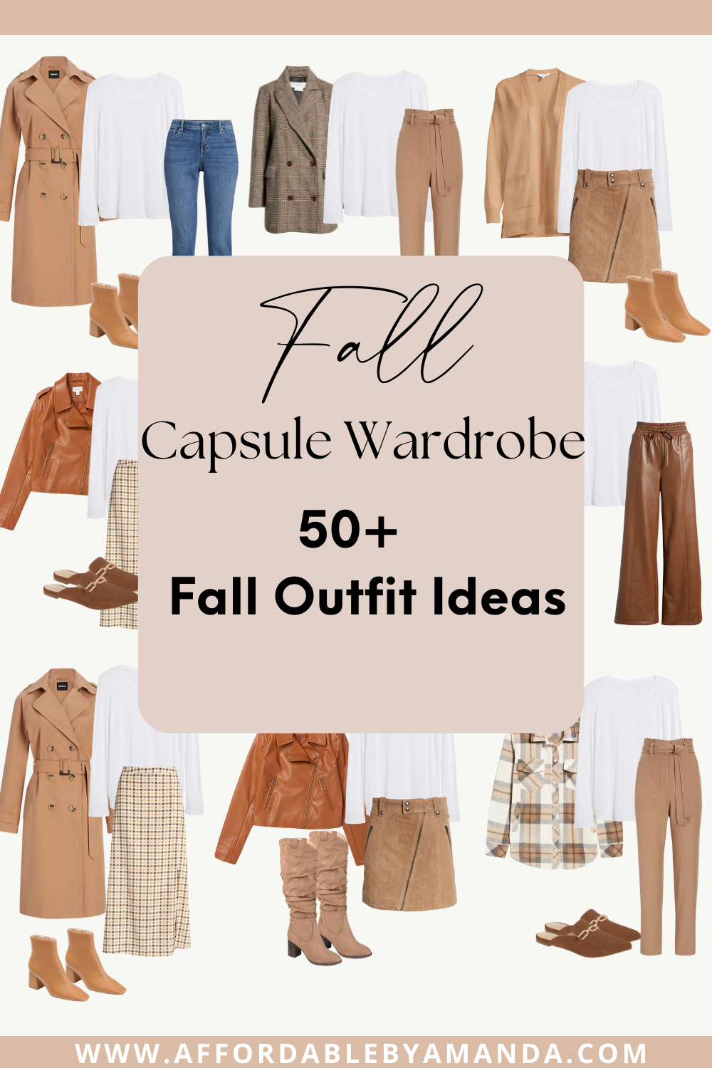 Fall Capsule Wardrobe 2022 - Affordable by Amanda