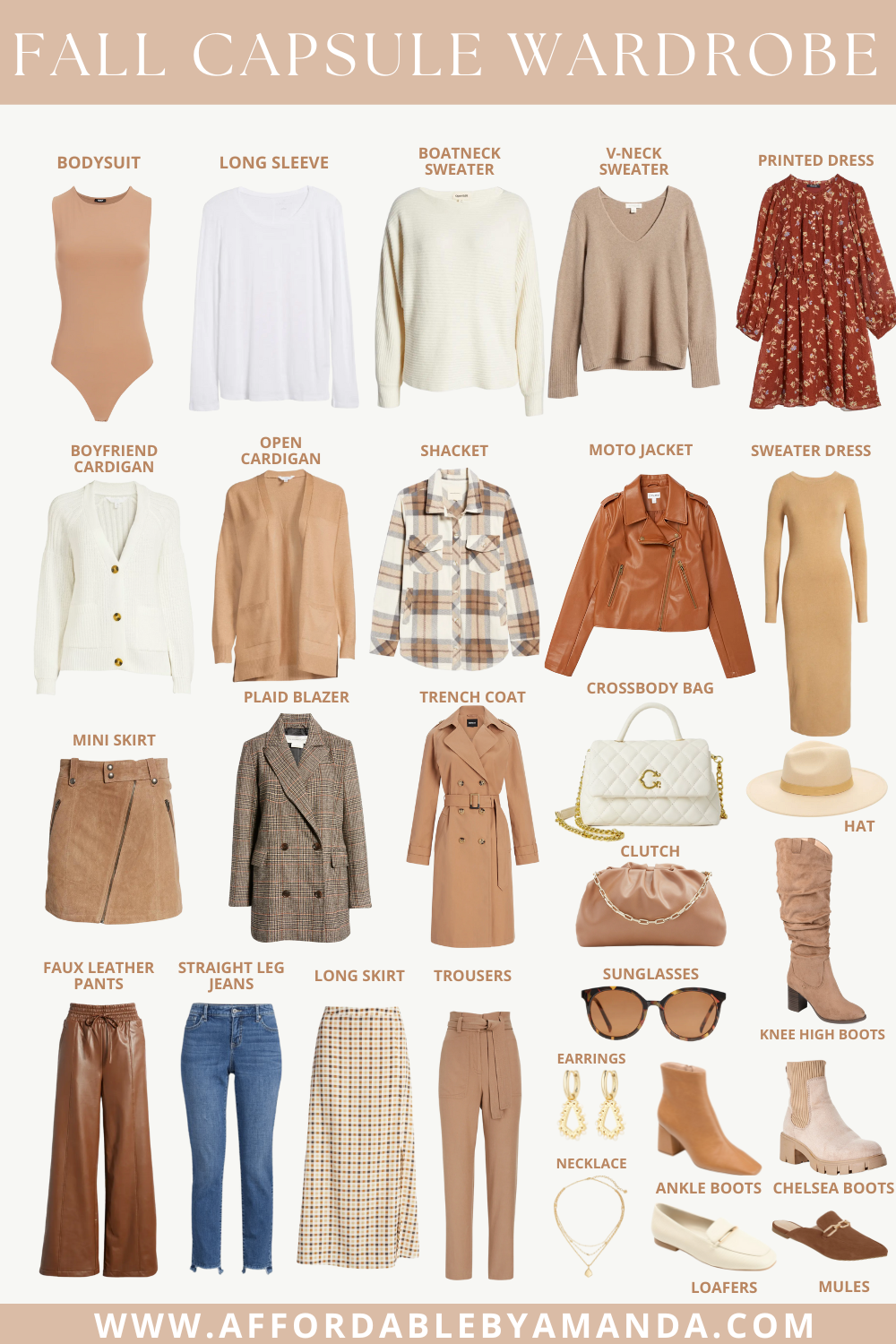 A Seasonal Closet: Fall Wardrobe Essentials - Fresh Exchange