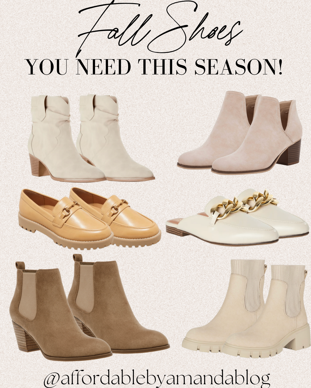 5 Fall 2022 Shoe Trends - Cute Fall Shoes for 2022 - Affordable by Amanda
