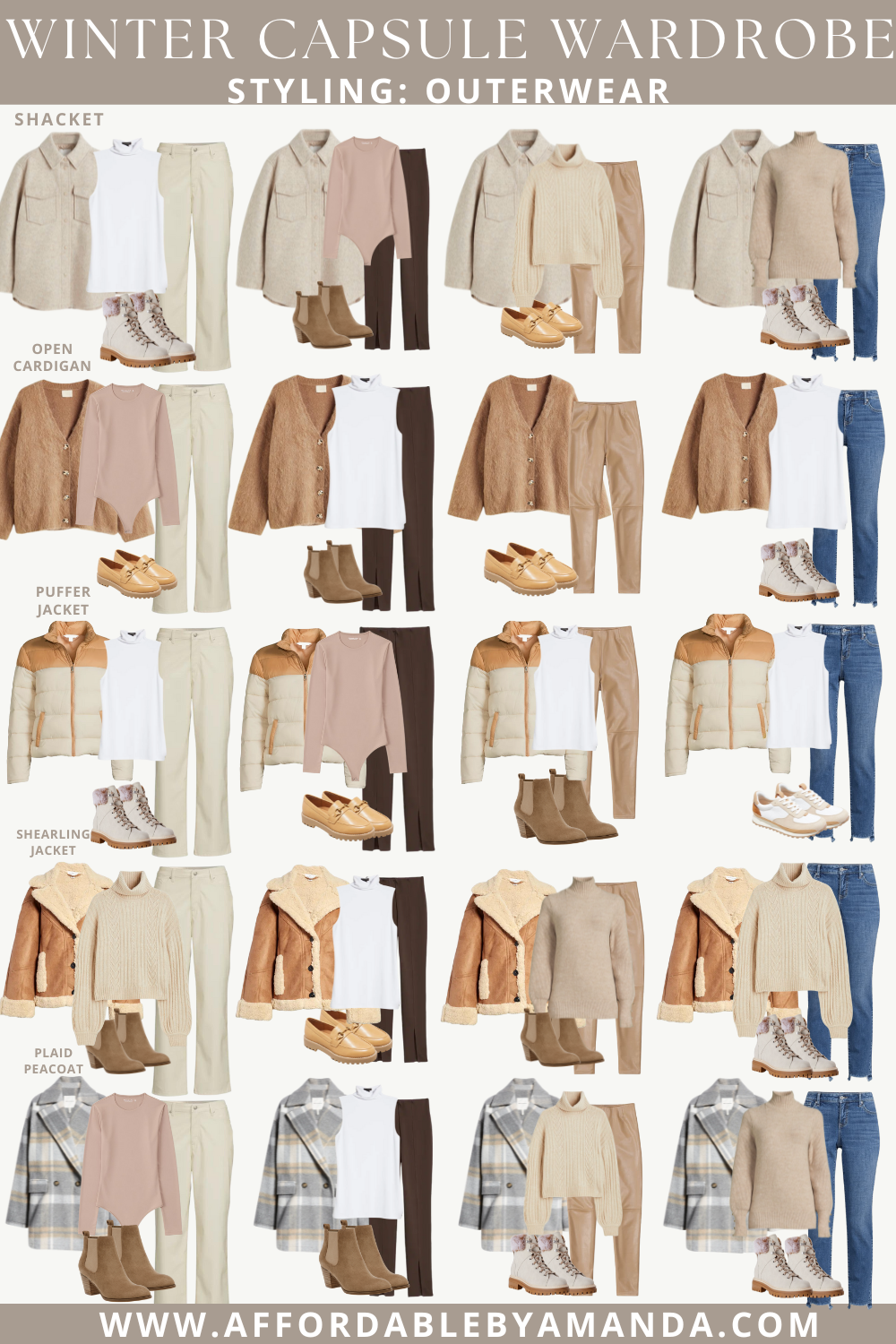 Winter Capsule Wardrobe 2022 - What To Wear in Winter 2022 - Capsule Wardrobe - Everything You Need in 2022 Fall Winter Capsule Wardrobe