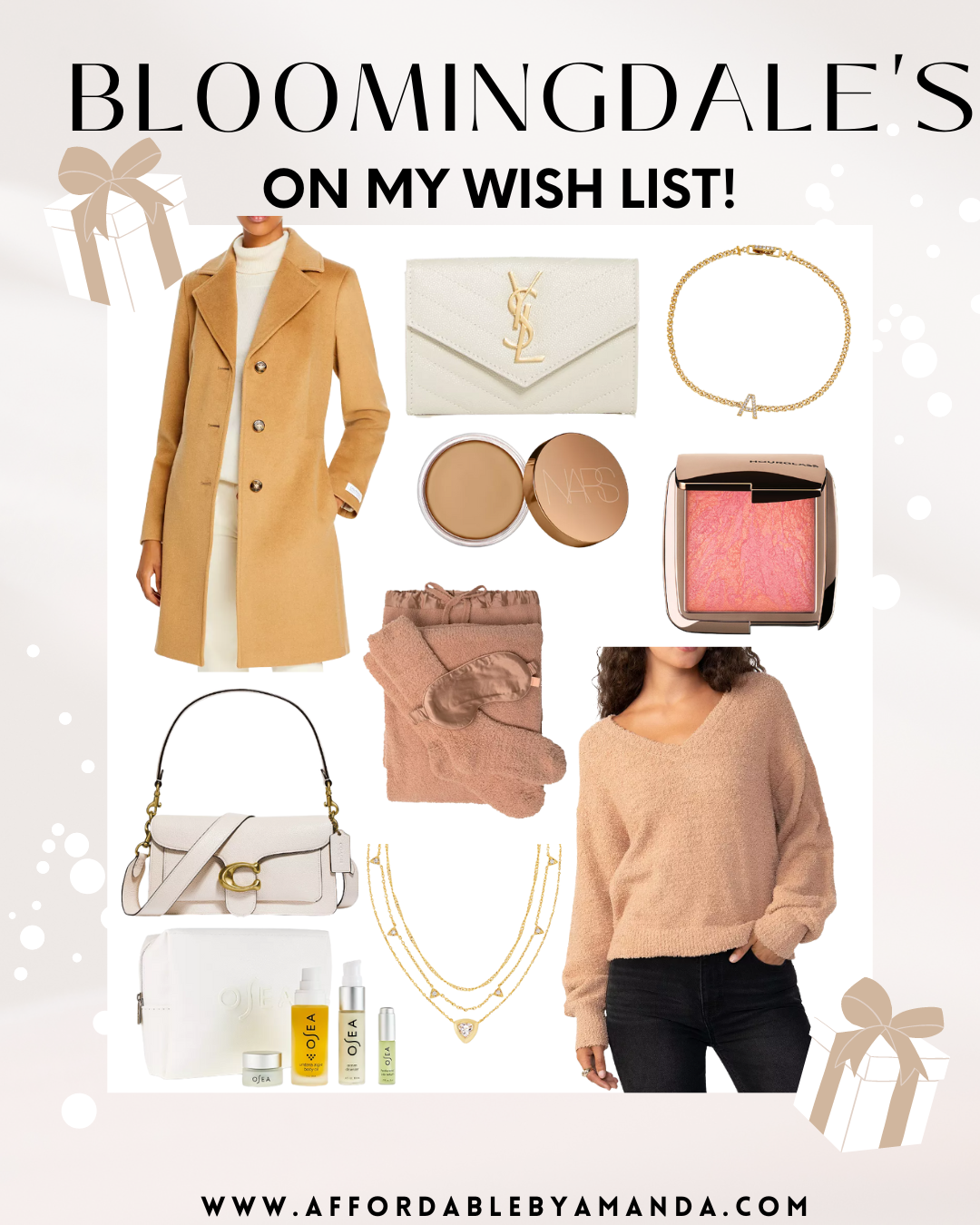 My Holiday Wishlist at Bloomingdale's - Affordable by Amanda