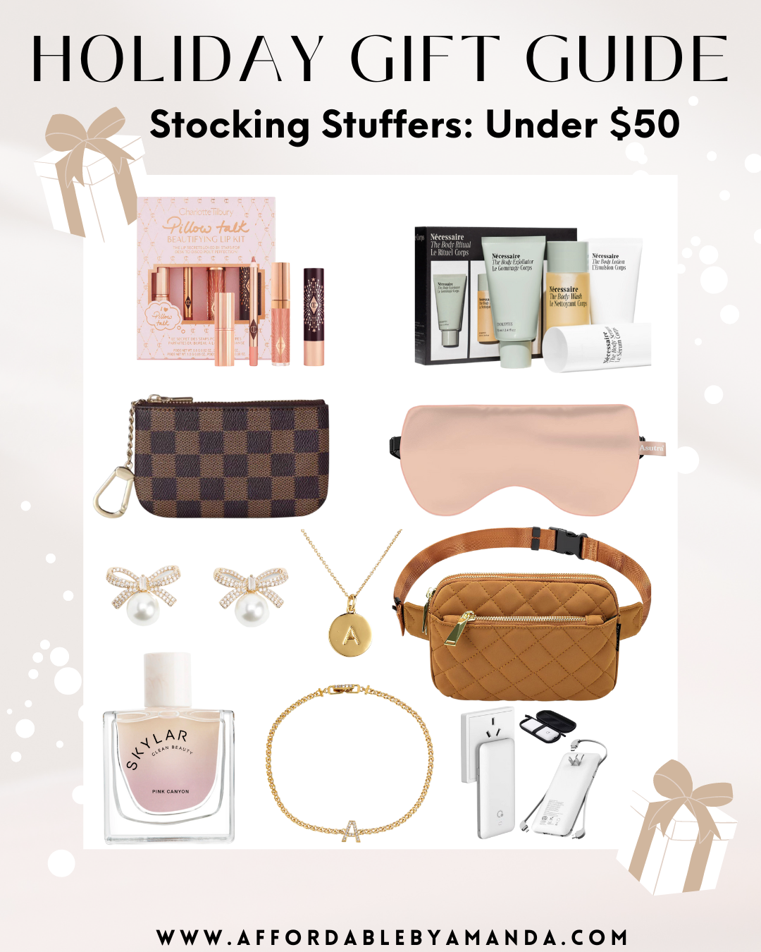 The Best Stocking Stuffers for Women Under $50 | Stocking Stuffers Under $25 | Fashion and Beauty Stocking Stuffers 2022