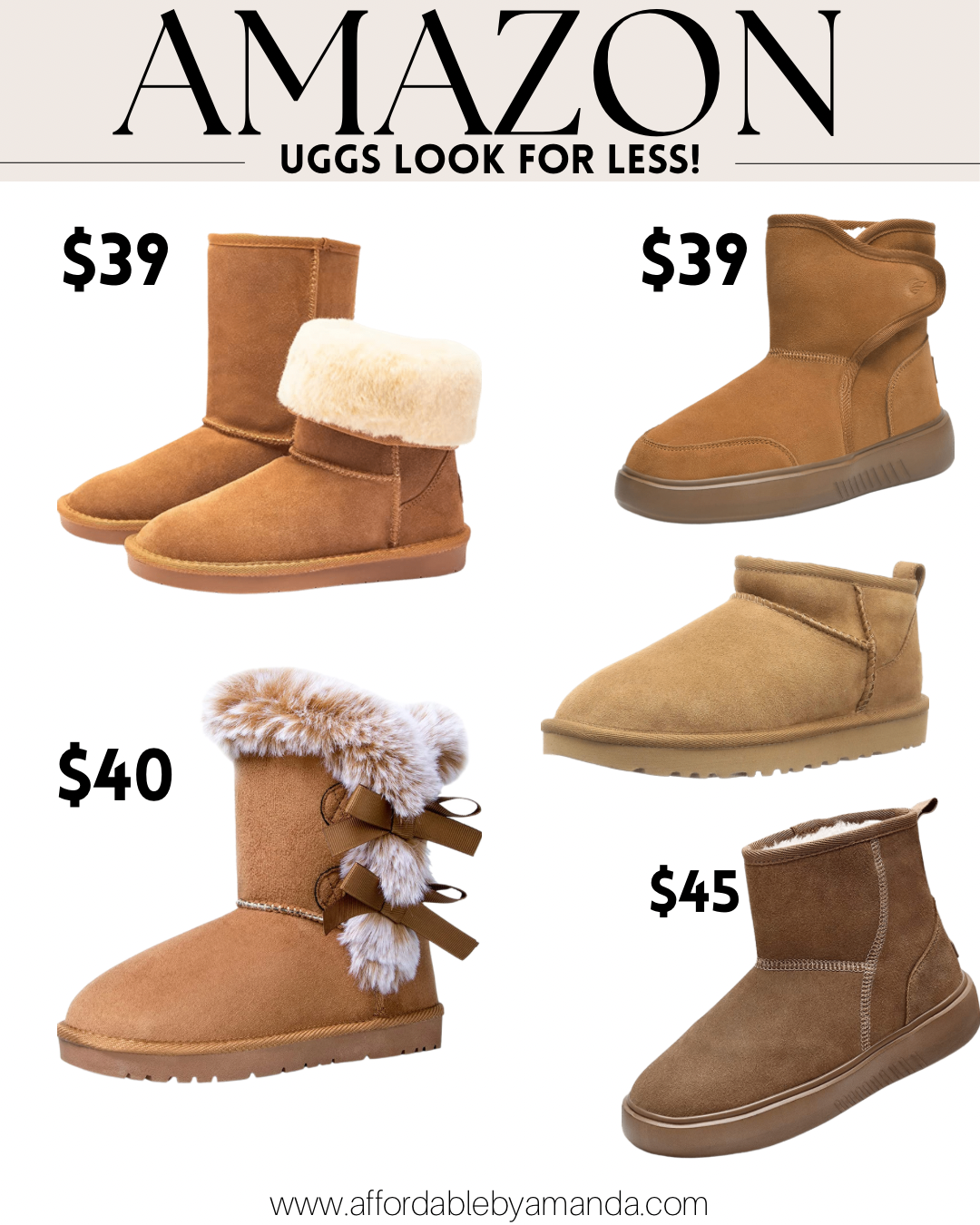Amazon UGGs for Less | Ugg Boots on Amazon | Cozy UGG boots for her