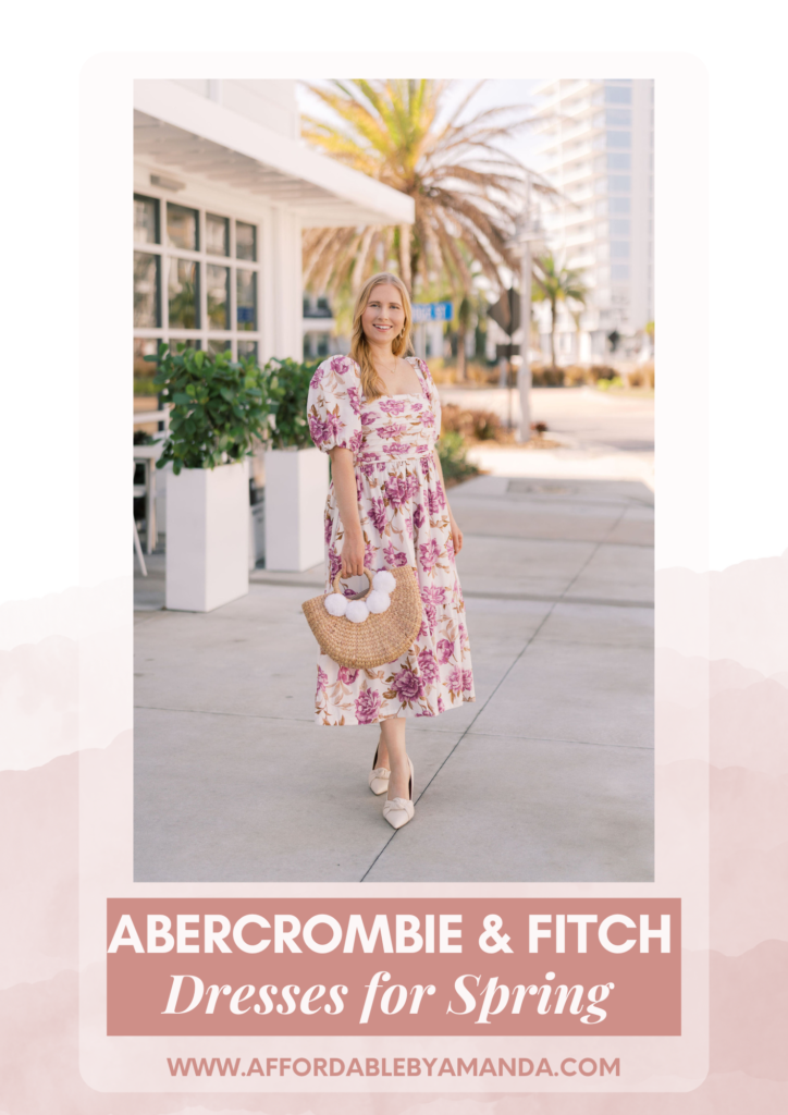 Abercrombie Midi Dress for Spring - Affordable by Amanda