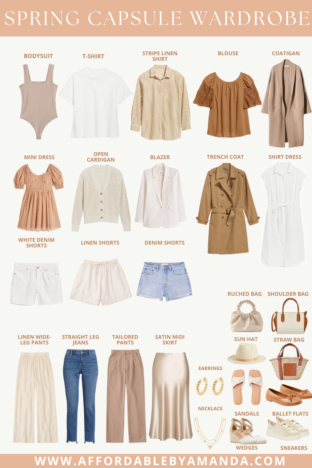 Spring Capsule Travel Wardrobe: Fun Updates For Your Closet - Outfits For  Travel