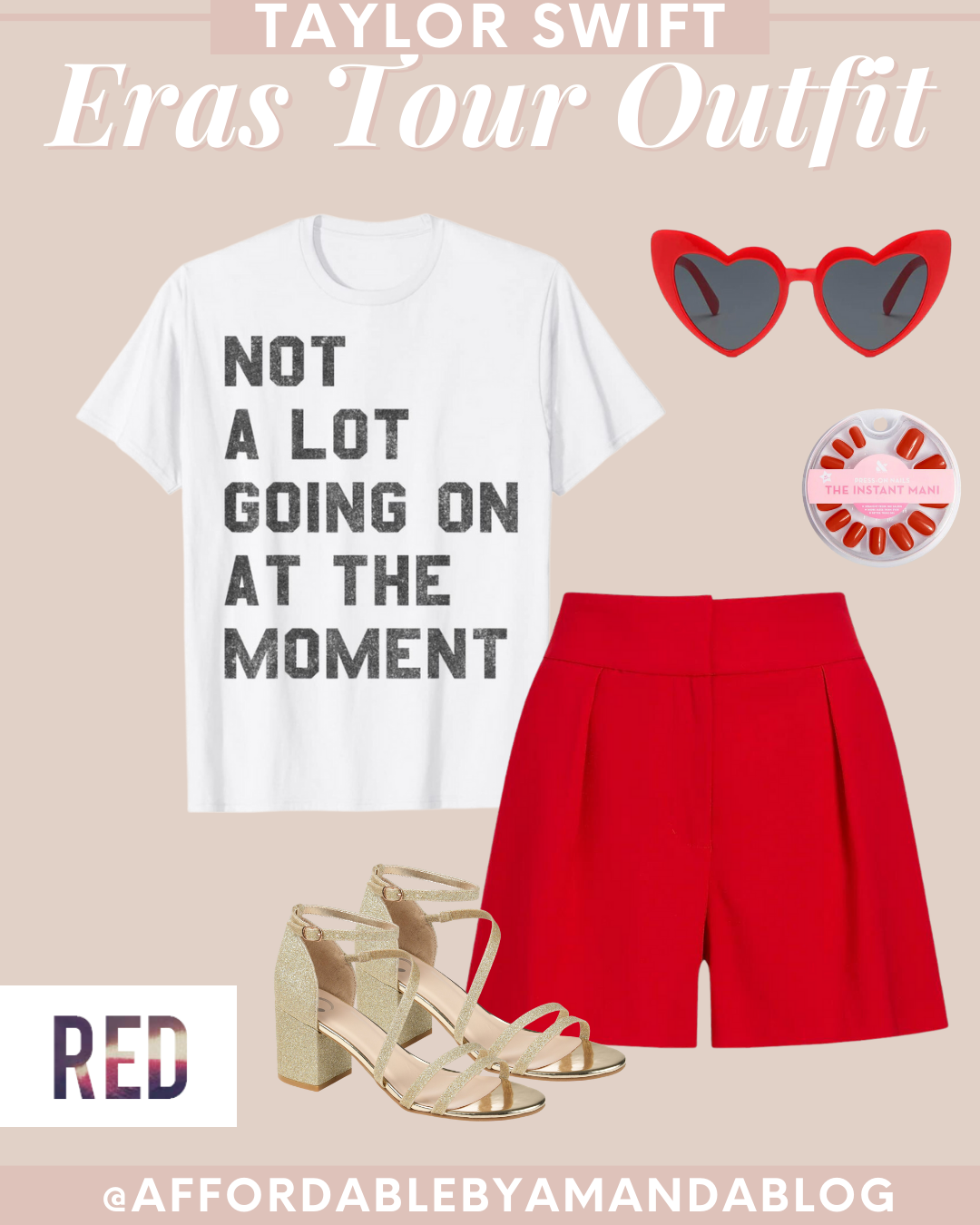 What to Wear to Taylor Swift's Eras Concert - Taylor Swift Red Era Outfits - Affordable by Amanda