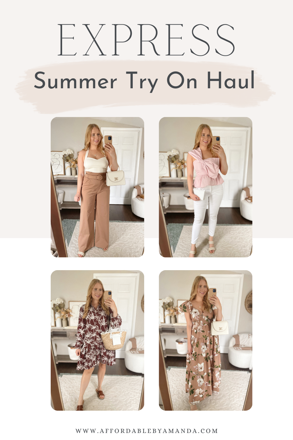 Express Summer Try On Haul - Affordable by Amanda