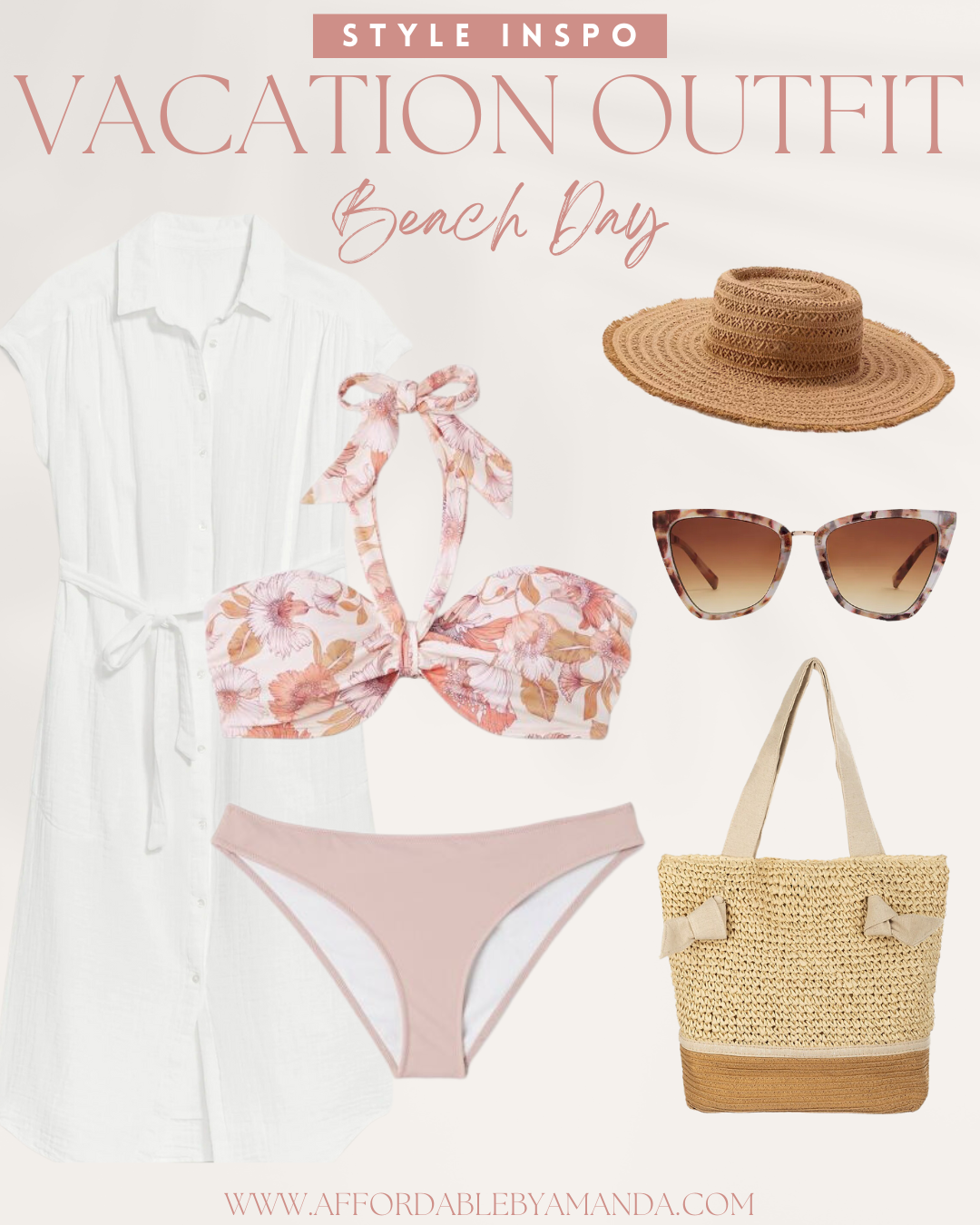 Summer Vacation Outfit Ideas - Affordable by Amanda