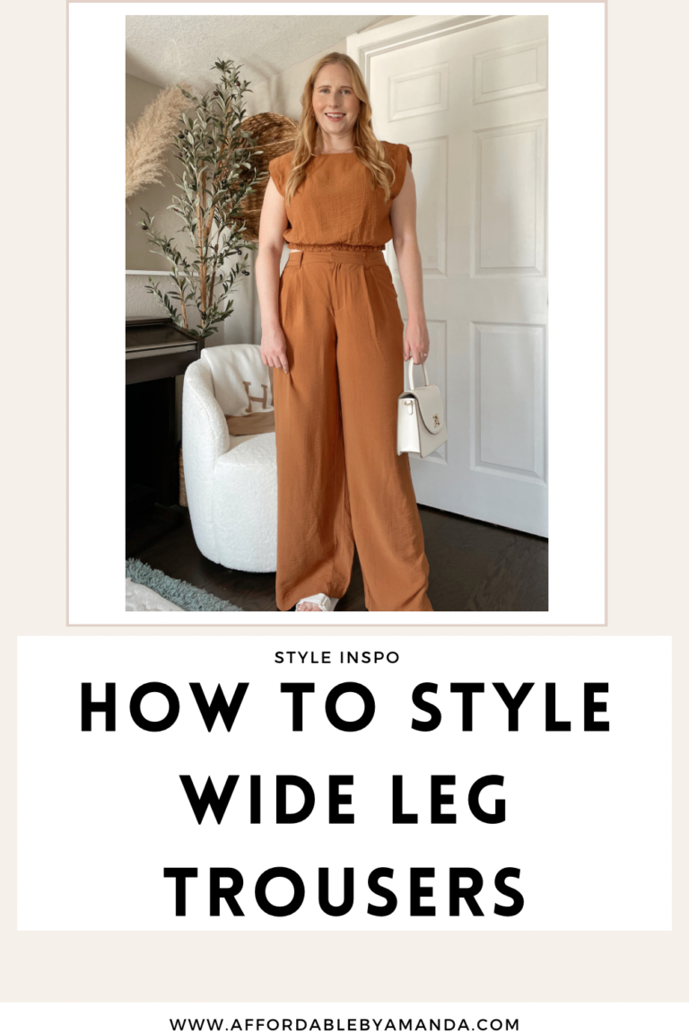 How To Style Wide Leg Trousers Affordable By Amanda 8594