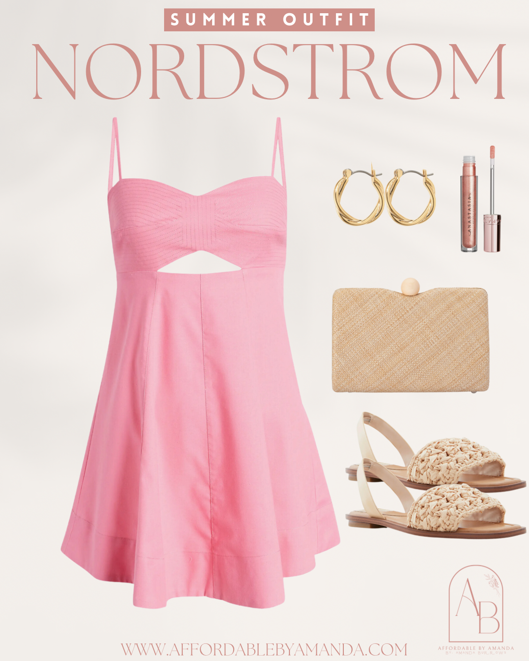 Nordstrom Summer Outfit Idea | Nordstrom Summer Fashion Under $100 | Affordable by Amanda