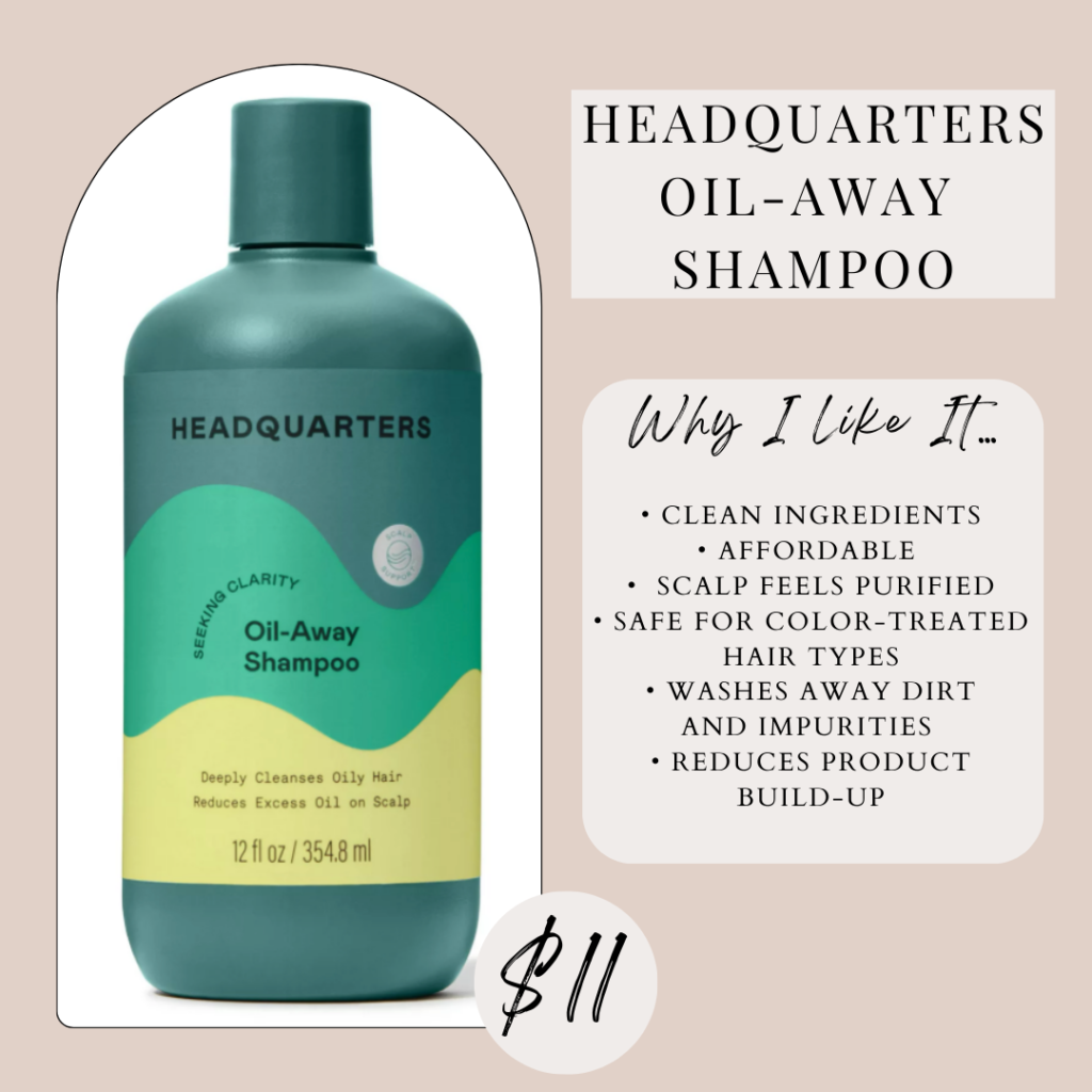 Headquarters Oil-Away Shampoo for Oily Scalp and Hair