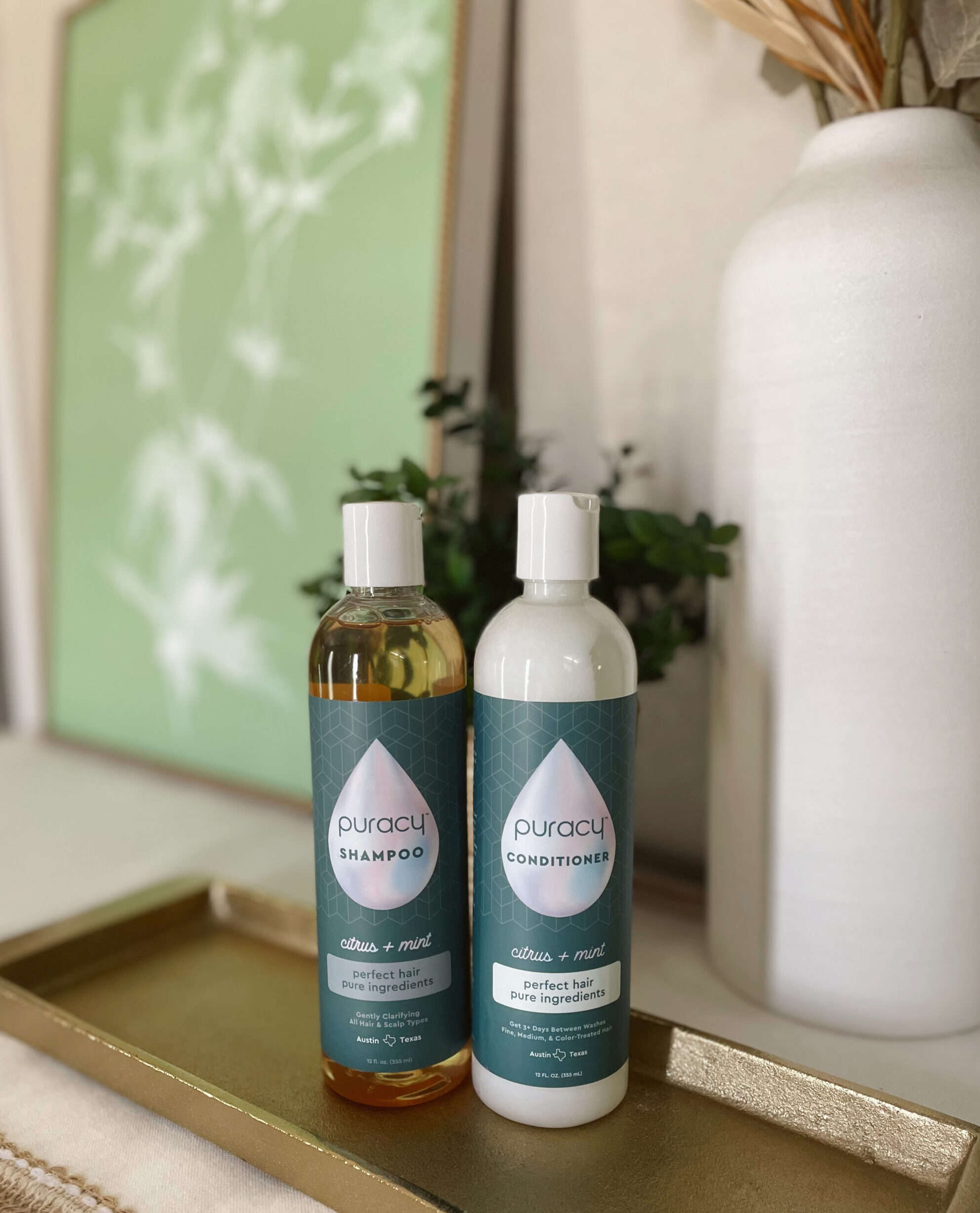 Puracy Shampoo and Conditioner for Oily Scalp - Affordable by Amanda, Summer Hair Care Routine
