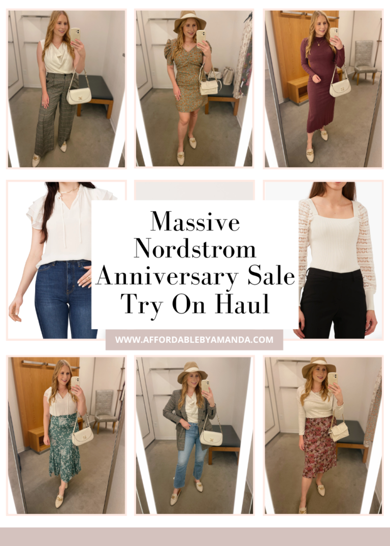 Massive Nordstrom Anniversary Sale Try On Haul 2023 Affordable By Amanda