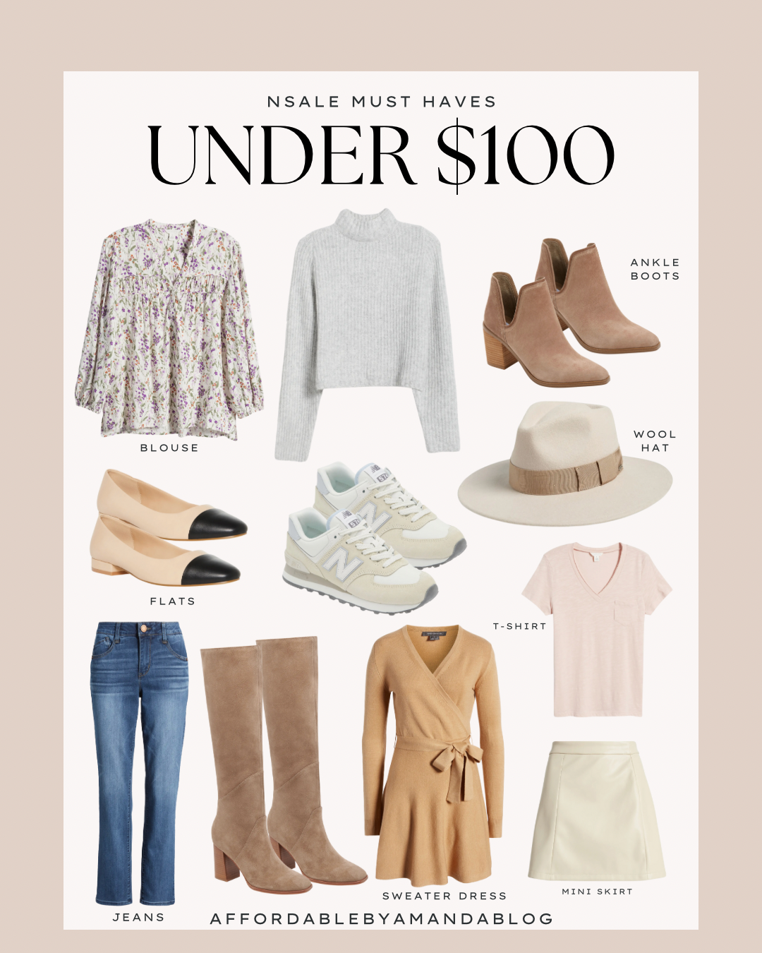 Nordstrom Anniversary Sale Must Haves Under 100 Affordable by Amanda