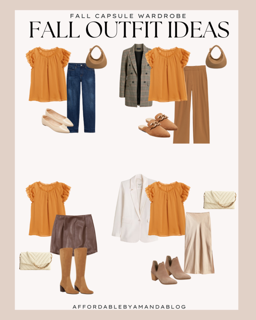 Fall 2023 Capsule Wardrobe - Affordable by Amanda