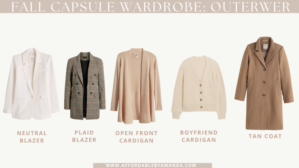 Fall 2023 Capsule Wardrobe - Affordable By Amanda