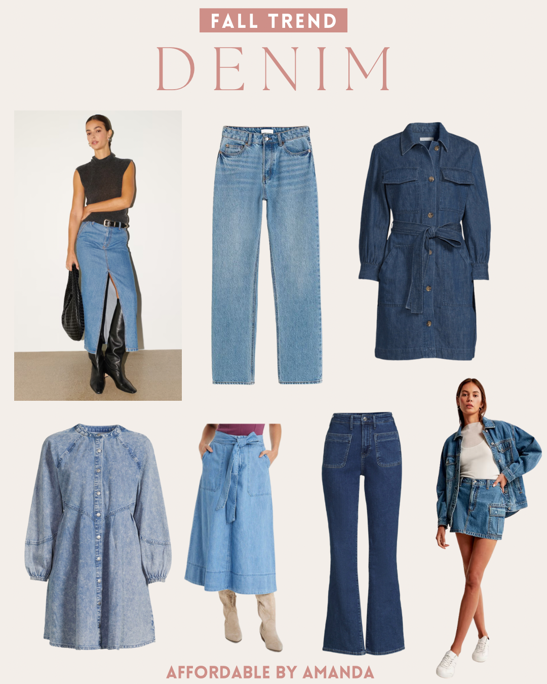 7 Fall 2023 Fashion Trends to Shop Now - Denim Fall Trend