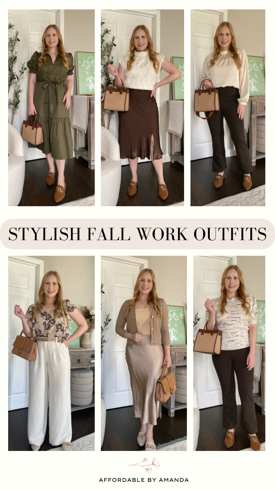 10 Stylish Fall Work Outfits to Try - Affordable by Amanda