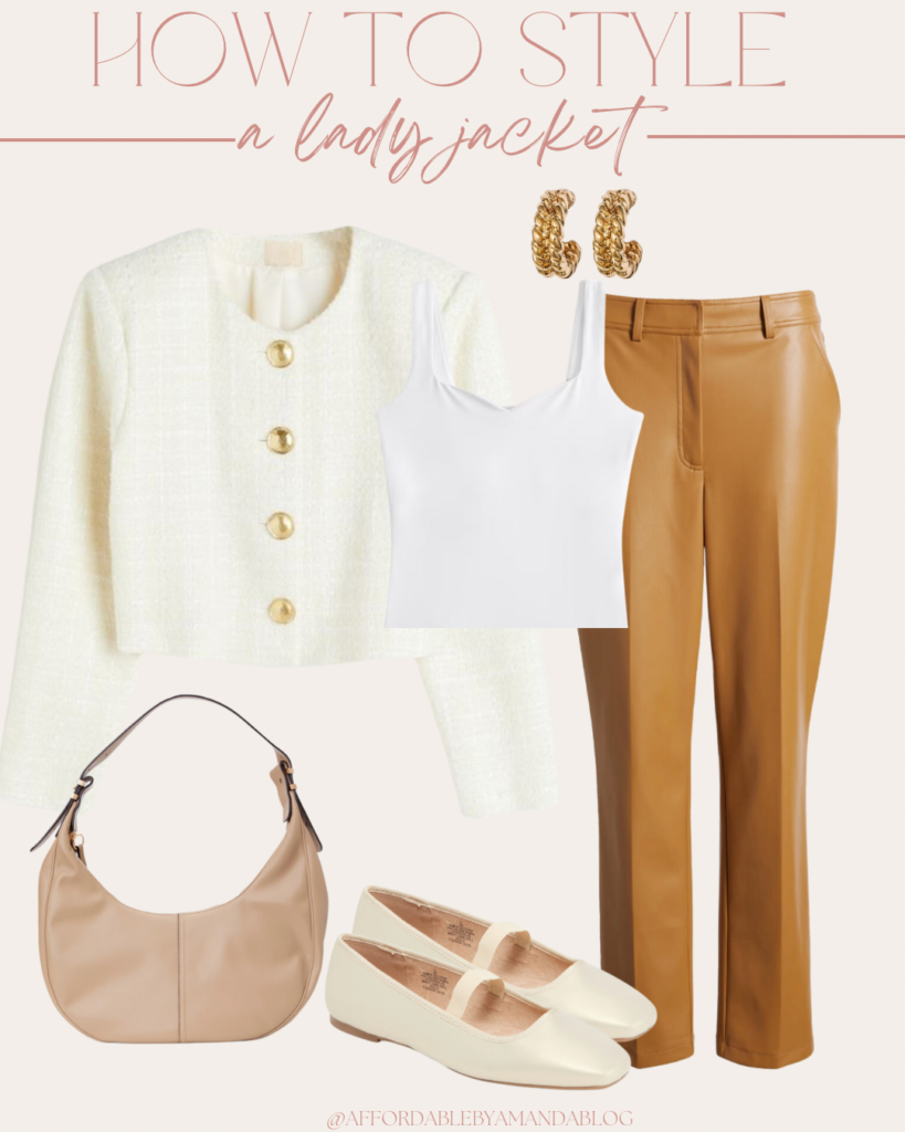 How to Wear a Lady Jacket - Affordable by Amanda
