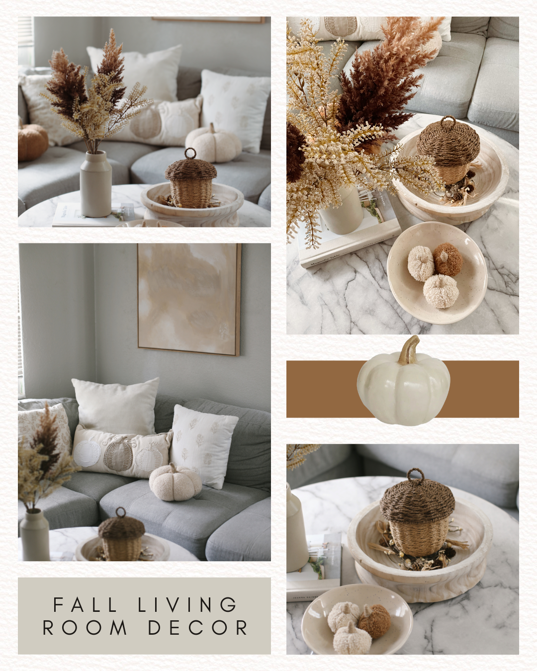 Fall Home Decor Ideas 2023 | Fall Decorating Ideas for a Living Room | Best Fall Home Decor at Target and At Home Stores