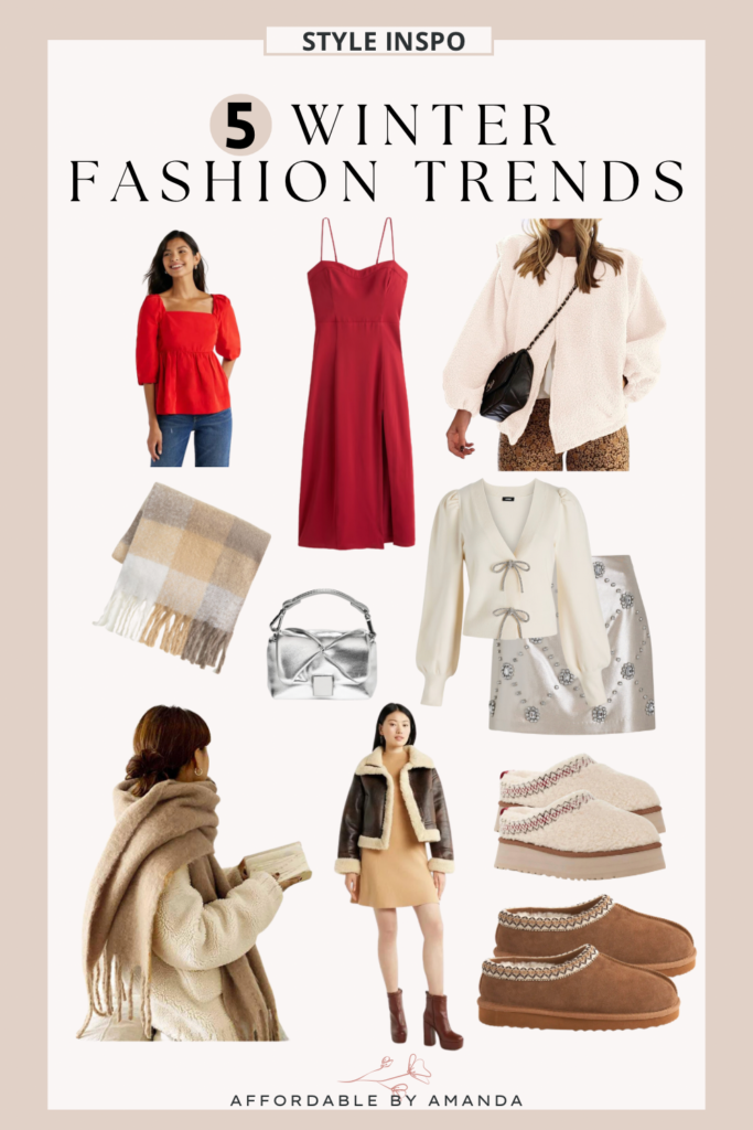 5 Winter Fashion Trends To Wear Now - Affordable by Amanda