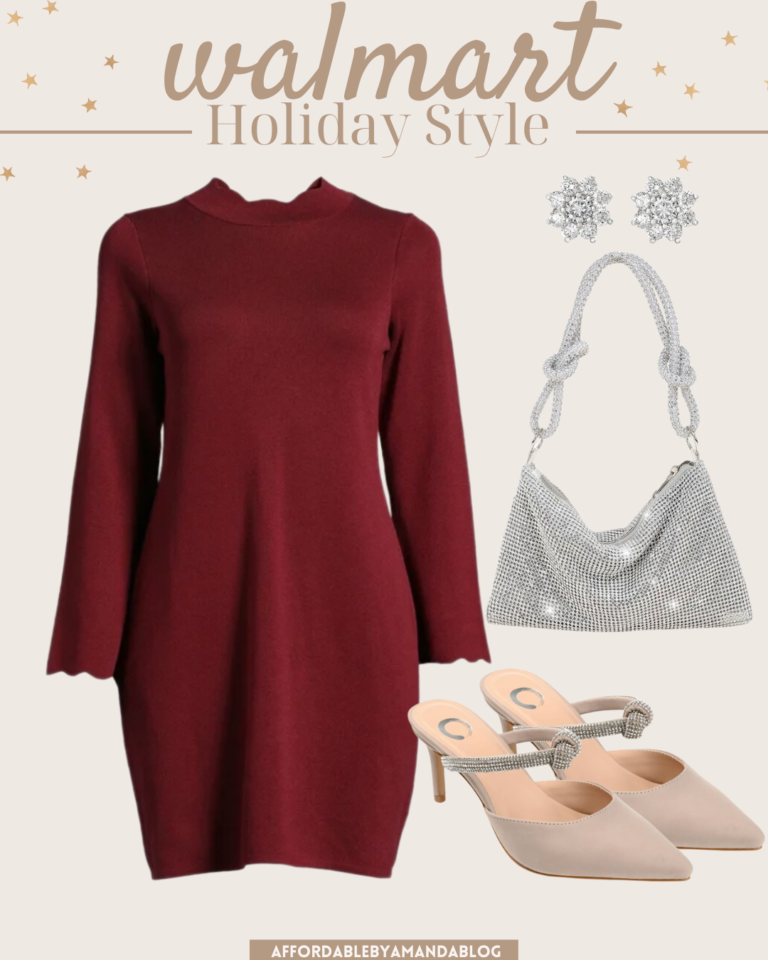 10 Holiday Walmart Outfits Under $50 - Affordable by Amanda