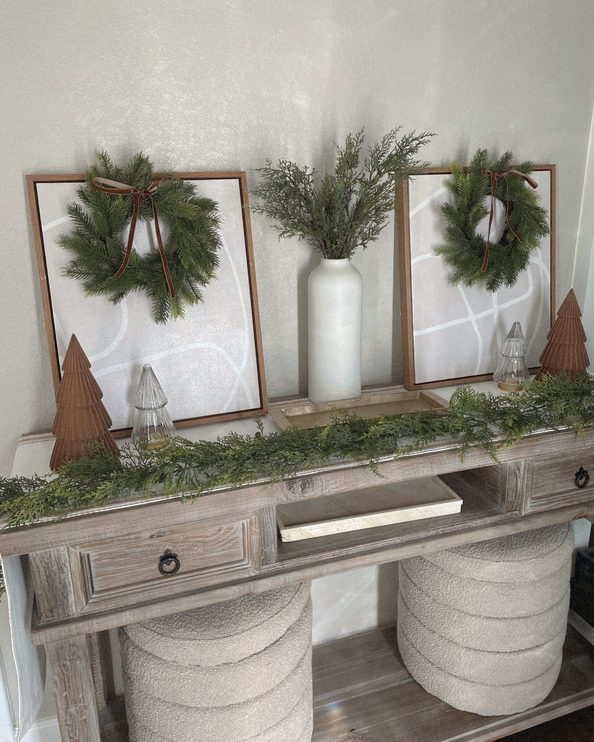 Neutral christmas decor ideas pinterest - Neutral christmas decor ideas - Neutral christmas decor ideas for console table