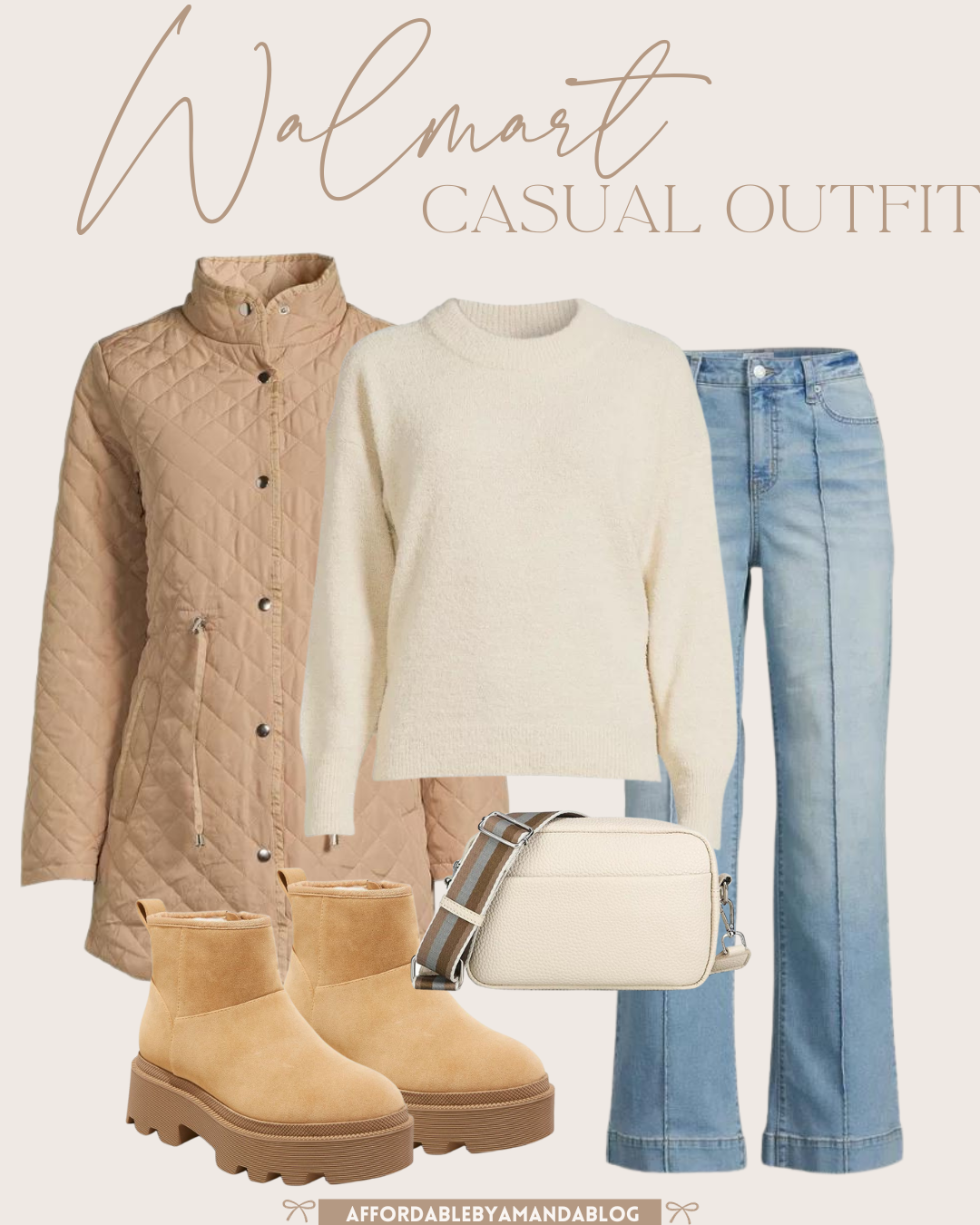 Walmart Winter Outfit Idea - Affordable by Amanda