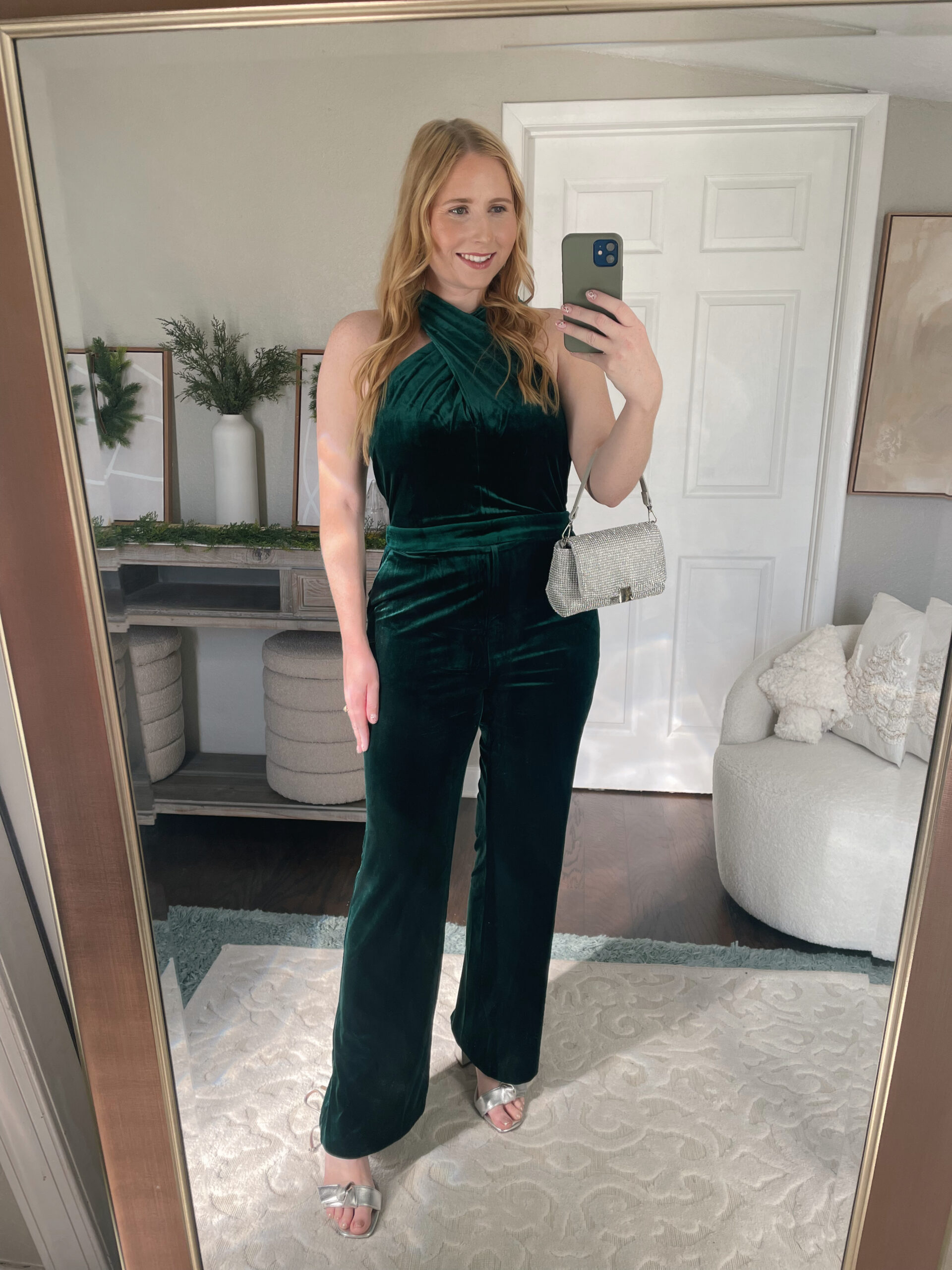 Avara Brielle Jumpsuit- Hunter Green 