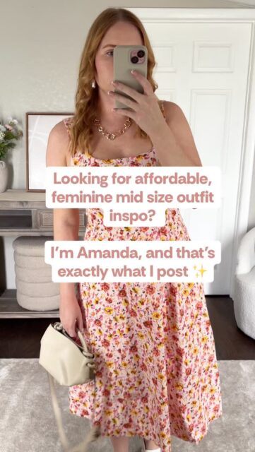 Always posting affordable feminine mid size outfit ideas for you on here ✨🫶🏻💕 give me a f0llow if you want to see more! Especially if you love Walmart + Target hauls that’s my jam 🛍️🥰